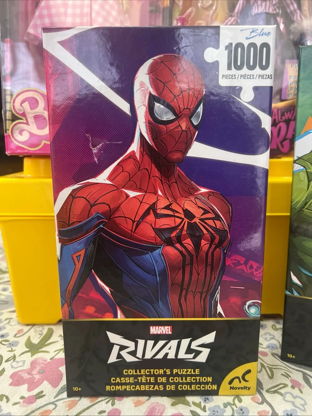 Marvel Rivals Spider-Man 1000 Pieces Blue Collector Puzzle By Novelty New Sealed